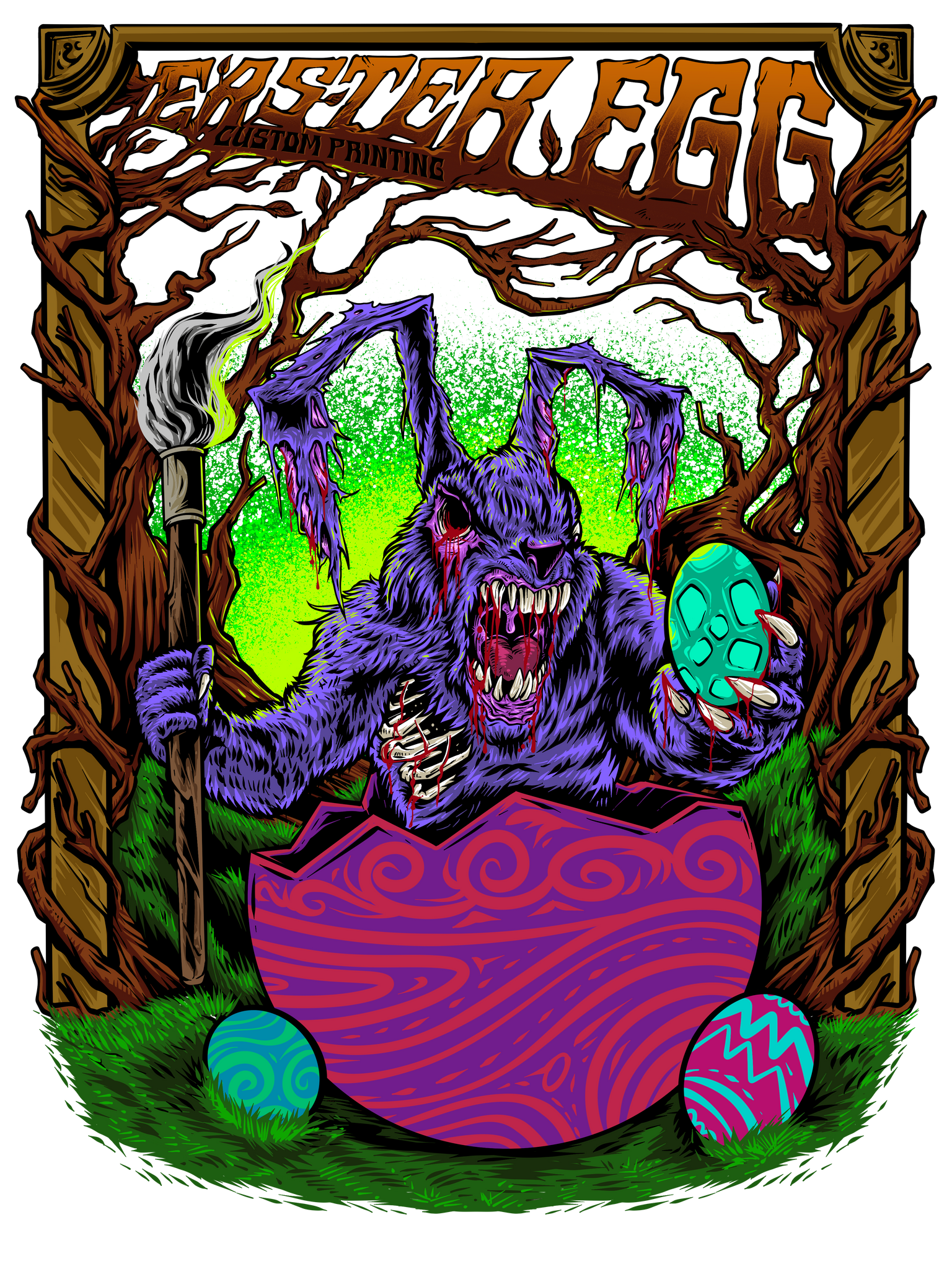 Bella Canvas Unisex Tri-Blend "Zombie Bake Out"