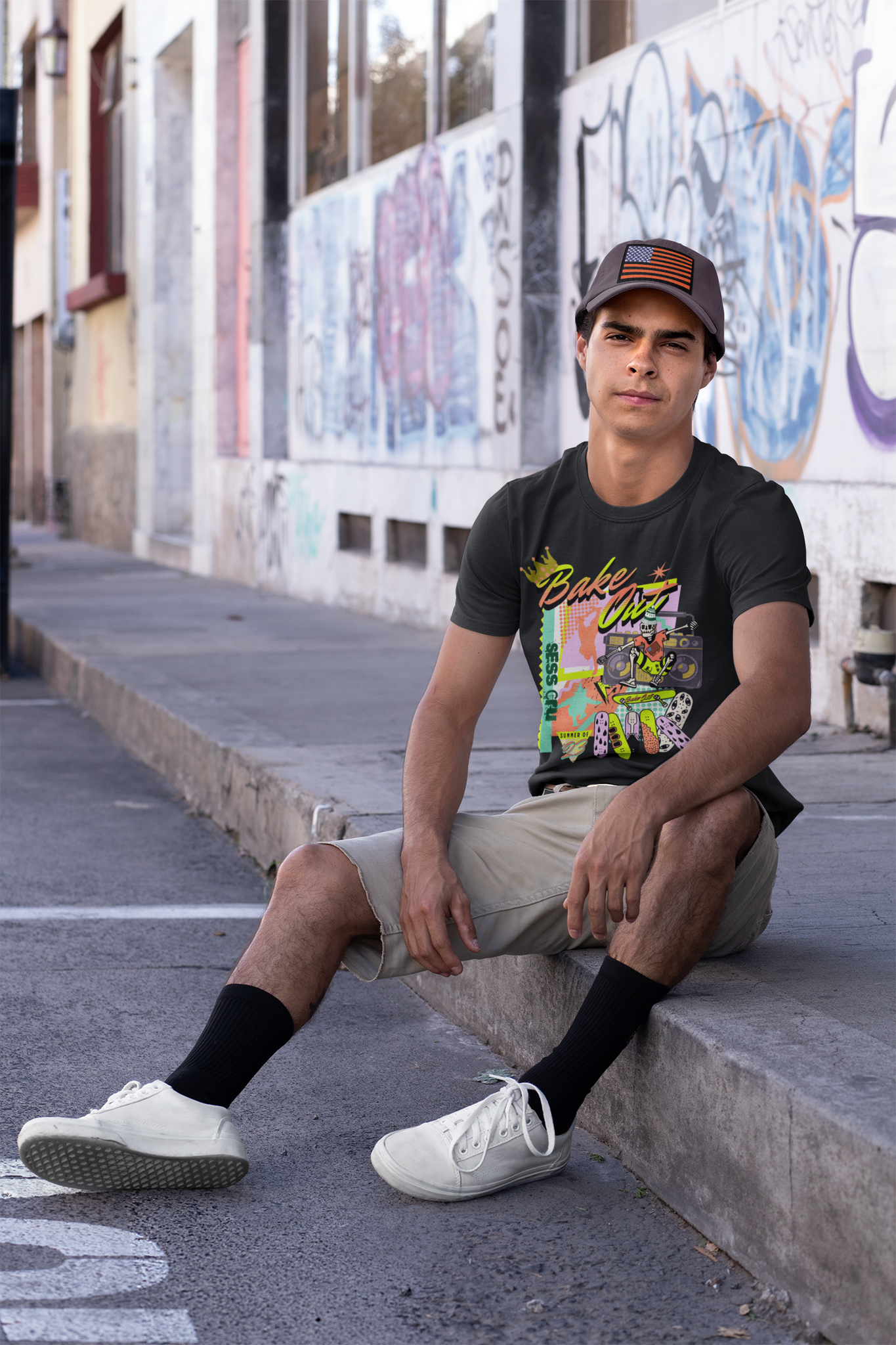 Bella Canvas Tri- Blend "SK8" T-Shirt