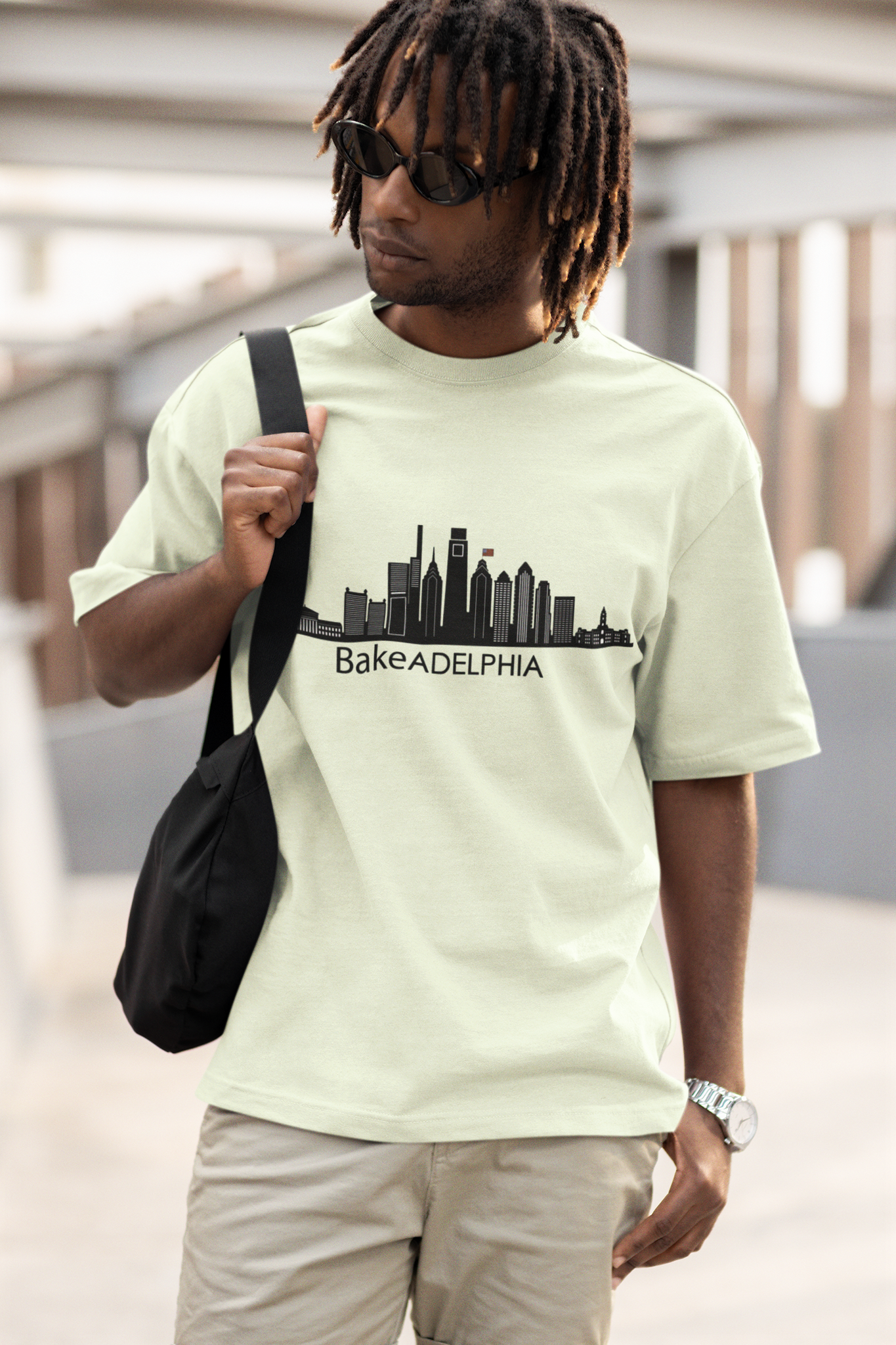 Bella Canvas 100% Cotton " Bakeadelphia" T-Shirt