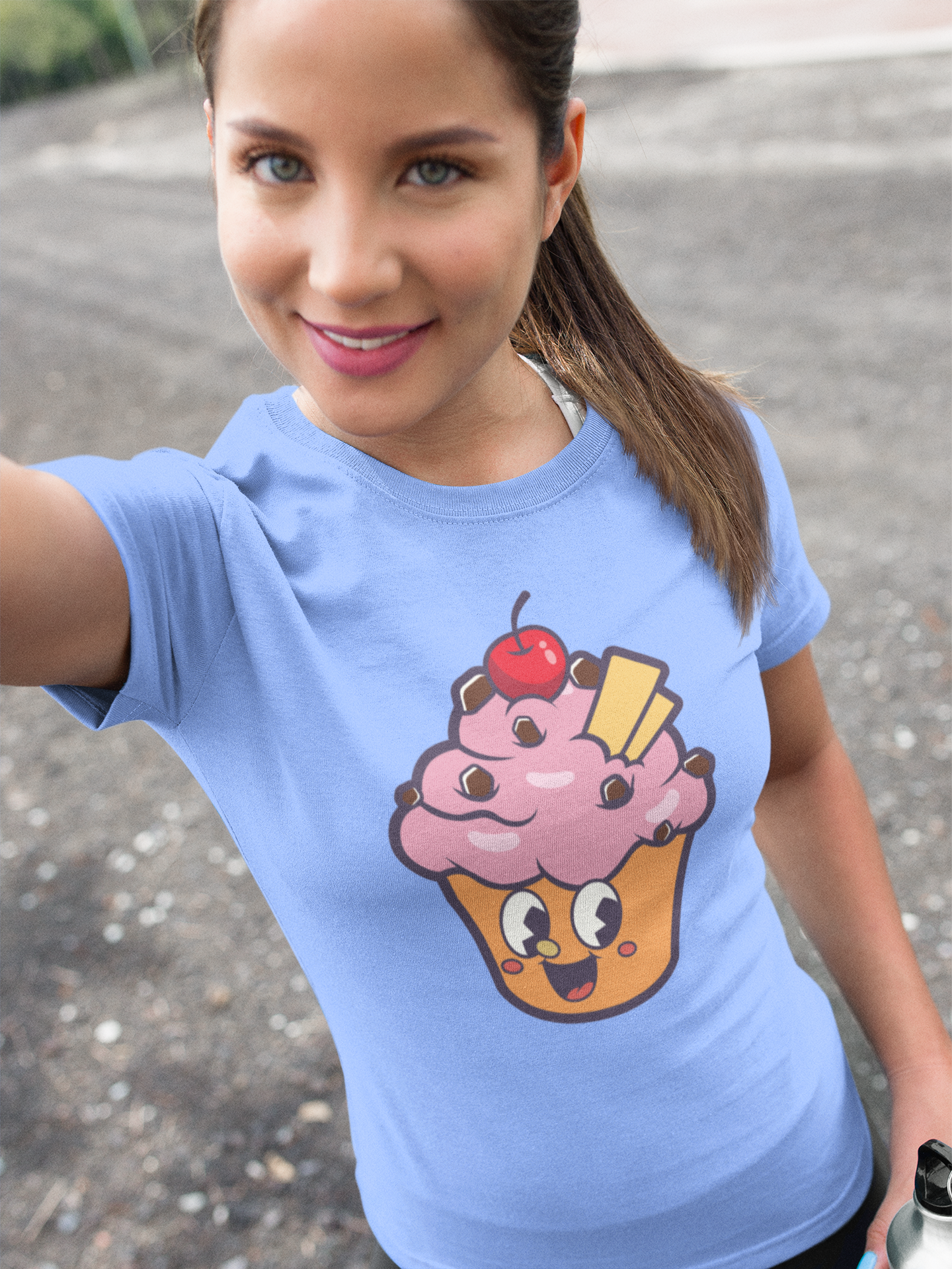 Gildan Unisex 100% Cotton " Cupcake" T-Shirt